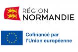 La région Normandie et l'Union Européenne ont subventionné le batiment de stockage et d'élevage, le marcheur et la carrière de travail.